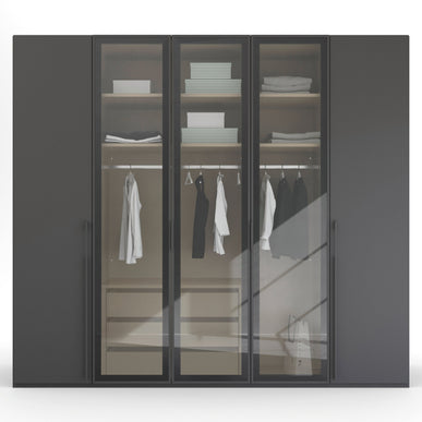 Rauch Skat Shine 5 Door Hinged Wardrobe
