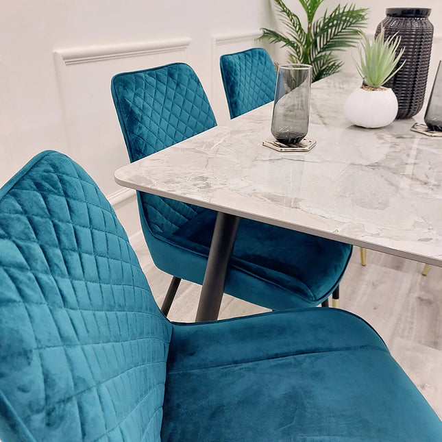 Luna Velvet Dining Chair - ALL COLOURS