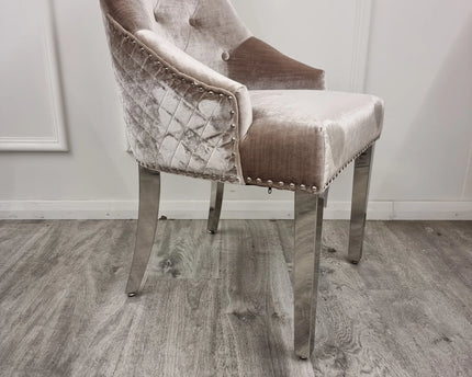 Bentley Chrome Dining Chair