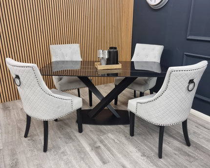 **PROMO** Bentley Black Leg Dining Chair