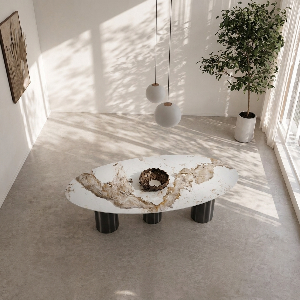 Dining tables Oval Pandora black