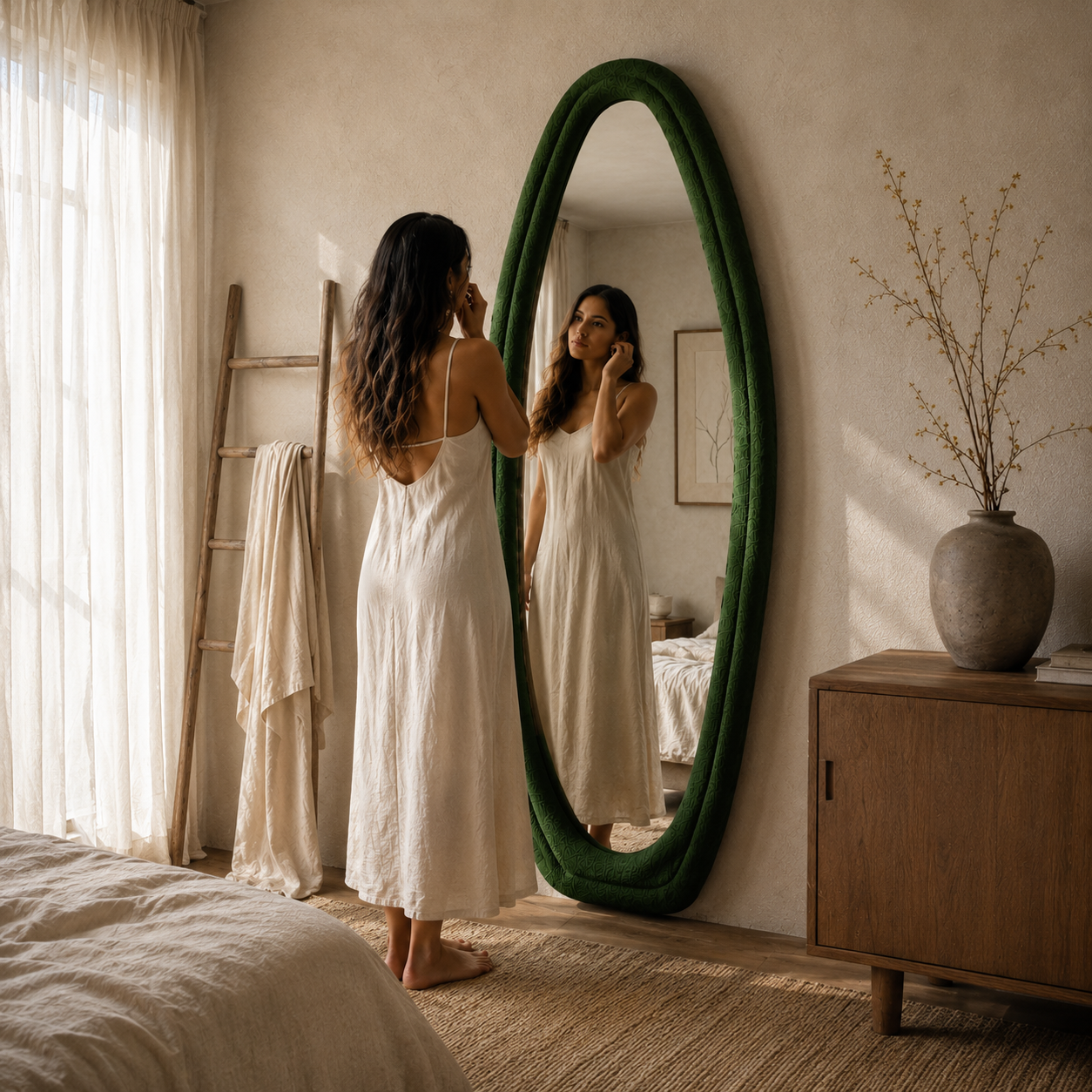 Boucle Full Length Mirror