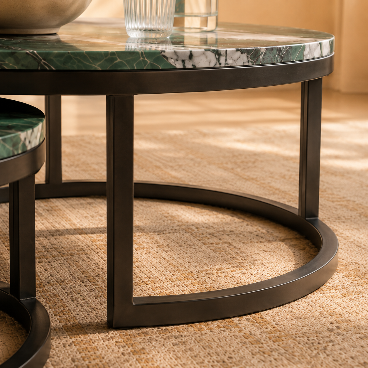 Coffee table set Greem