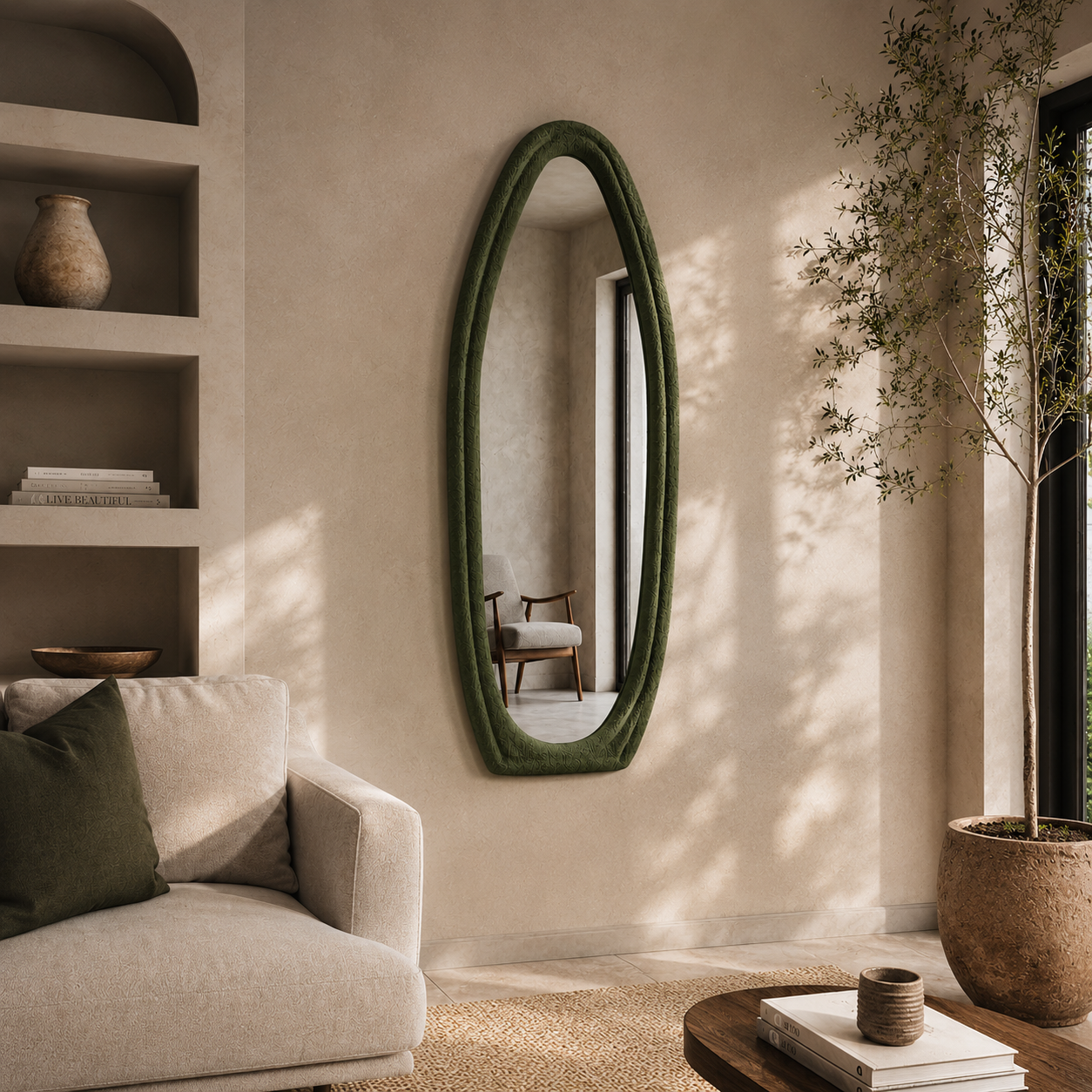 Boucle Full Length Mirror
