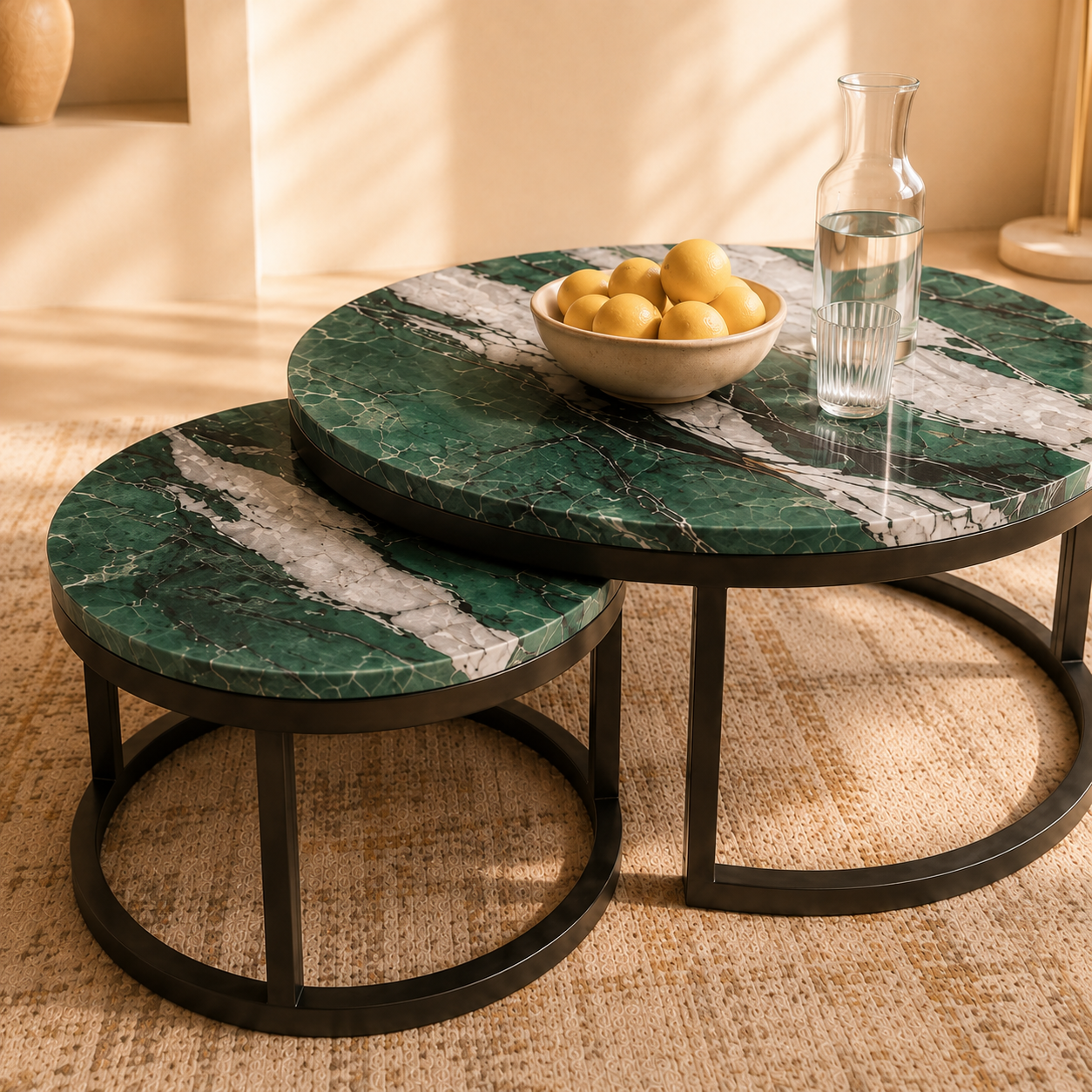 Coffee table set Greem