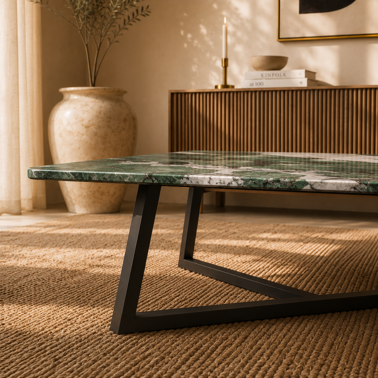 Coffee table zigzag Green