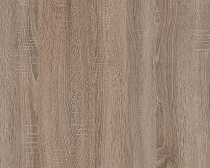 Chelsea Bedroom 4 Door Wardrobe with Mirrors in White with a Truffle Oak Trim