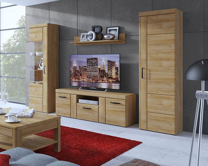 Cortina Tall Cupboard (RH) in Grandson Oak