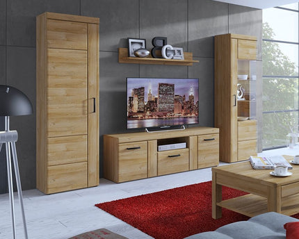 Cortina Tall Cupboard (LH) in Grandson Oak