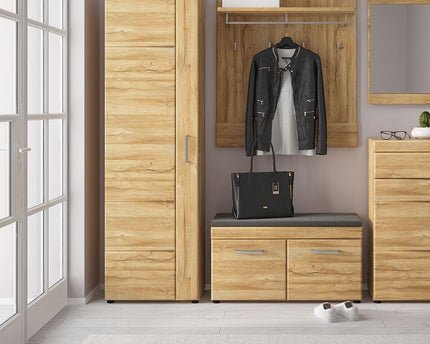 Cortina Tall Cupboard (LH) in Grandson Oak