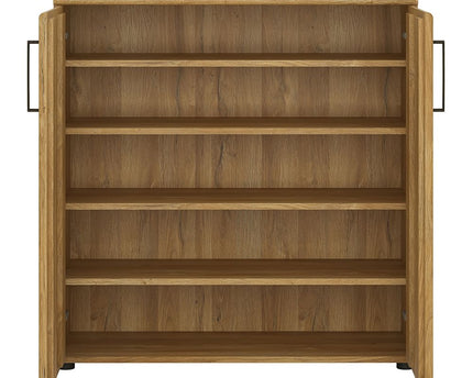 Cortina 2 Door Shoe Cabinet in Grandson Oak