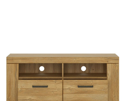 Cortina 2 Drawer TV Cabinet in Grandson Oak