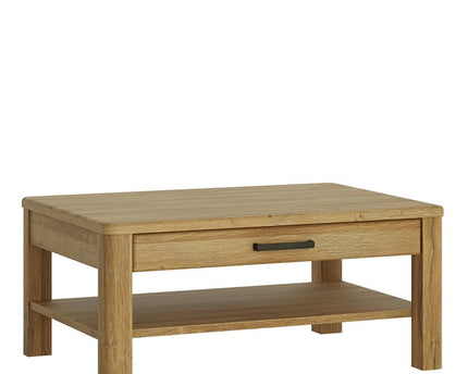 Cortina 1 Drawer Coffee Table in Grandson Oak