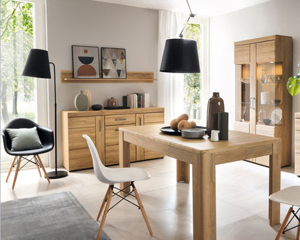 Cortina Wall Shelf 156cm in Grandson Oak