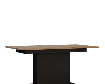 Brolo Extending Dining Table 160-200cm in Walnut and Dark Panel Finish