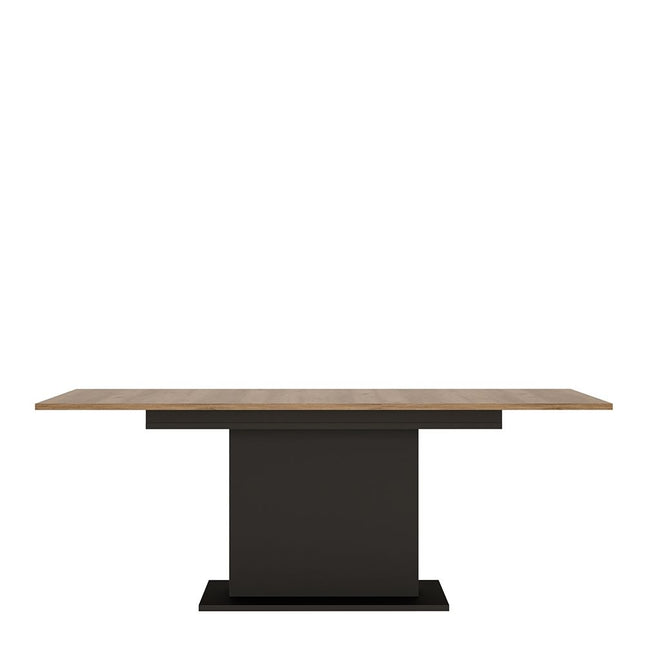 Brolo Extending Dining Table 160-200cm in Walnut and Dark Panel Finish