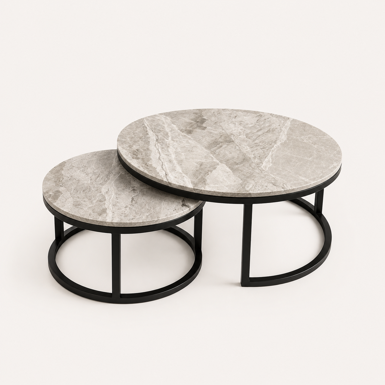coffee table set Grey marble