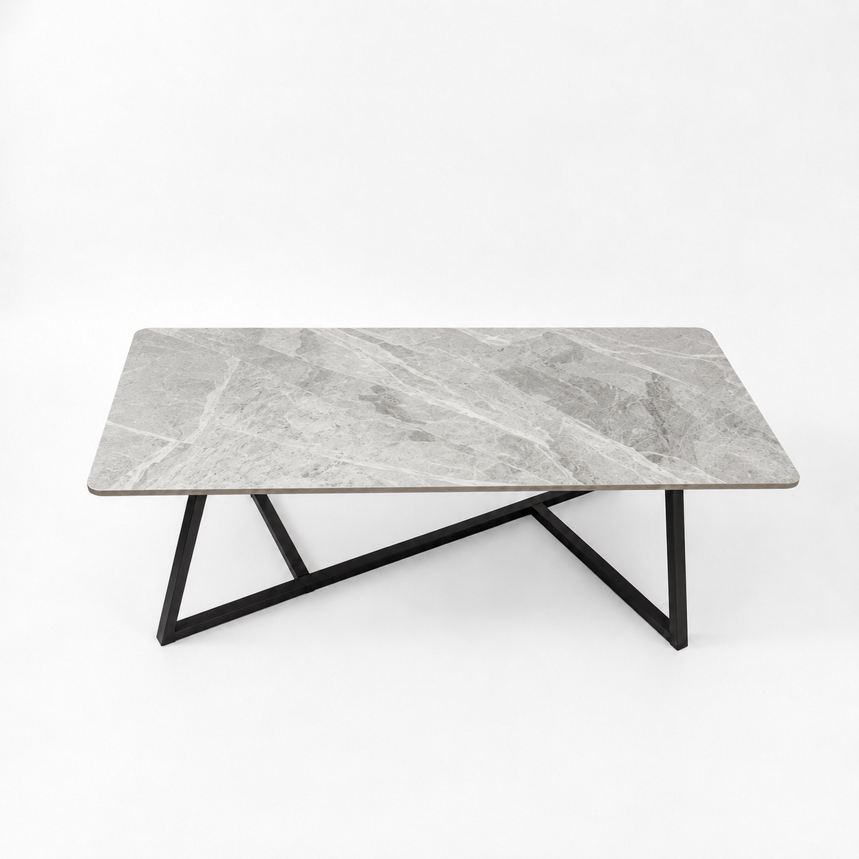 Coffee table zigzag Gray marbel