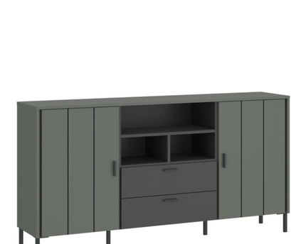 Arundel Sideboard 2 Door 2 Drawer in Green/Grey