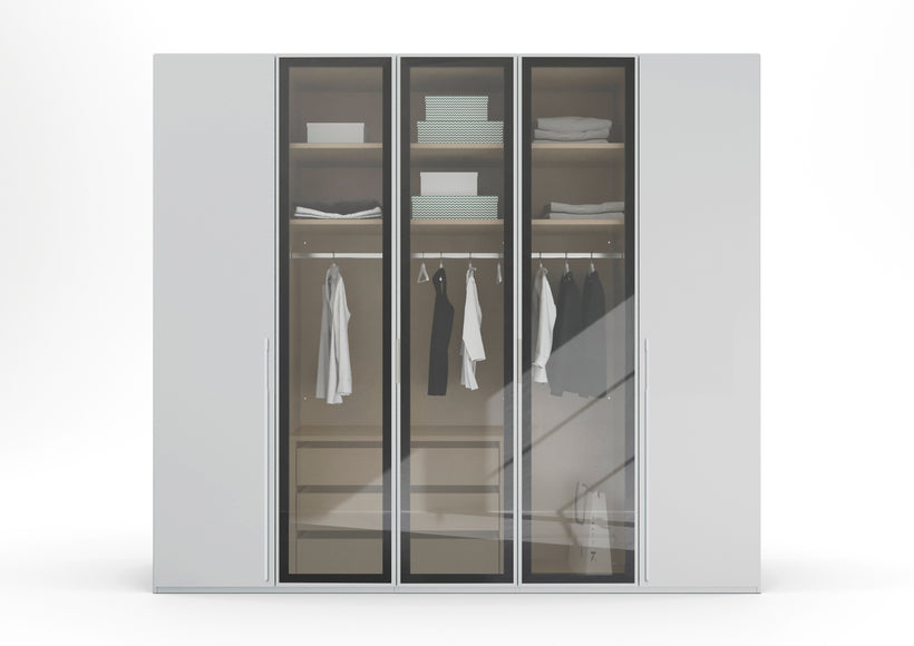 Rauch Skat Shine 5 Door Hinged Wardrobe