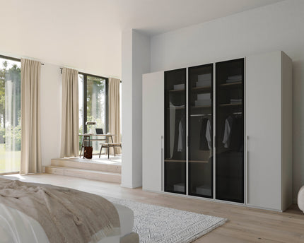 Rauch Skat Shine 5 Door Hinged Wardrobe