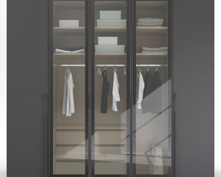 Rauch Skat Shine 5 Door Hinged Wardrobe
