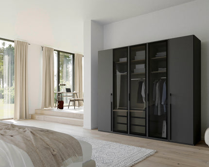 Rauch Skat Shine 5 Door Hinged Wardrobe