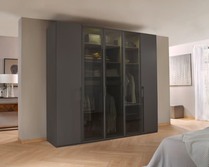 Rauch Skat Shine 5 Door Hinged Wardrobe