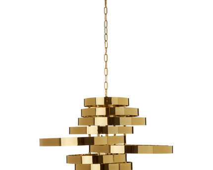 Alana 5 Bulb Gold Finish Pendant Lamp