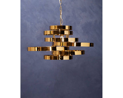 Alana 5 Bulb Gold Finish Pendant Lamp