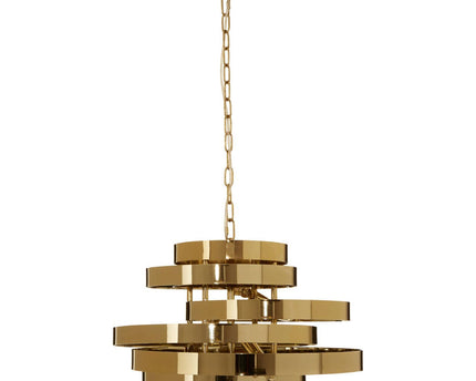 Alana 4 Bulb Gold Finish Pendant Light