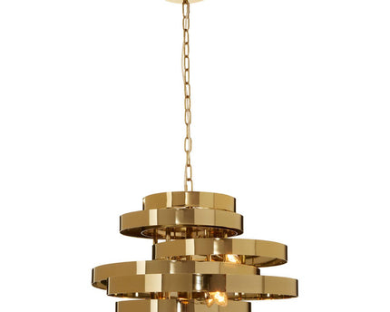 Alana 4 Bulb Gold Finish Pendant Light