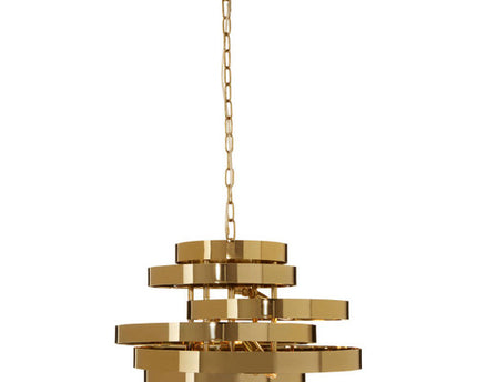 Alana 4 Bulb Gold Finish Pendant Light