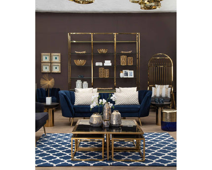 Alana 4 Bulb Gold Finish Pendant Light