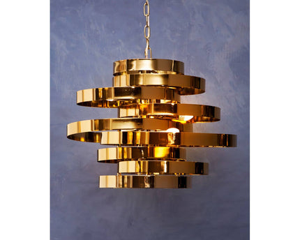 Alana 4 Bulb Gold Finish Pendant Light