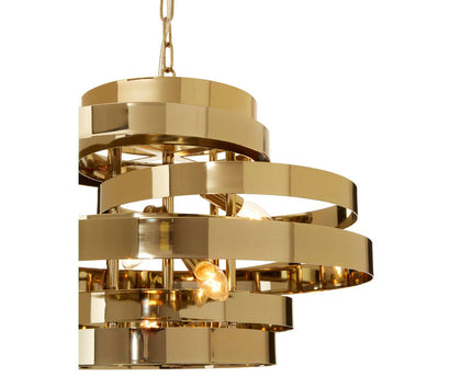 Alana 4 Bulb Gold Finish Pendant Light