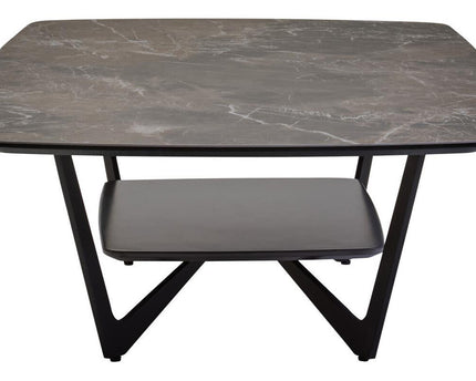 Imperia Grey Ceramic Marble Effect Coffee Table