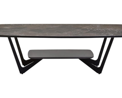 Imperia Grey Ceramic Marble Effect Coffee Table