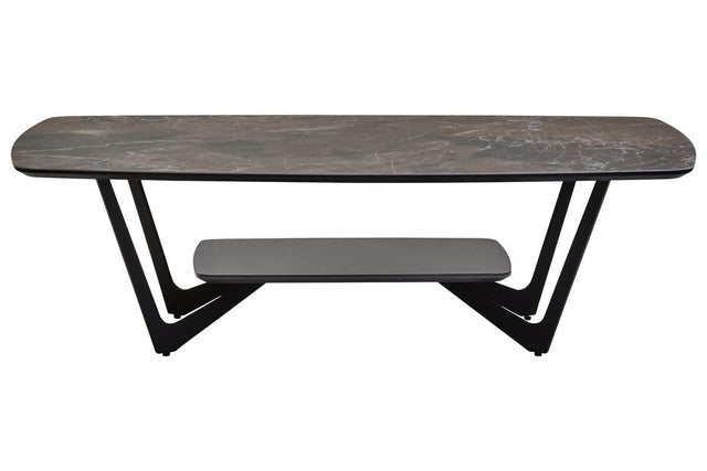 Imperia Grey Ceramic Marble Effect Coffee Table