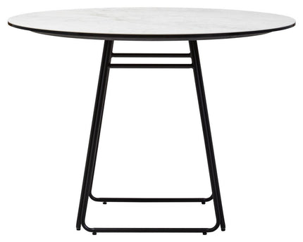 Imperia Ceramic Marble Effect Round Dining Table
