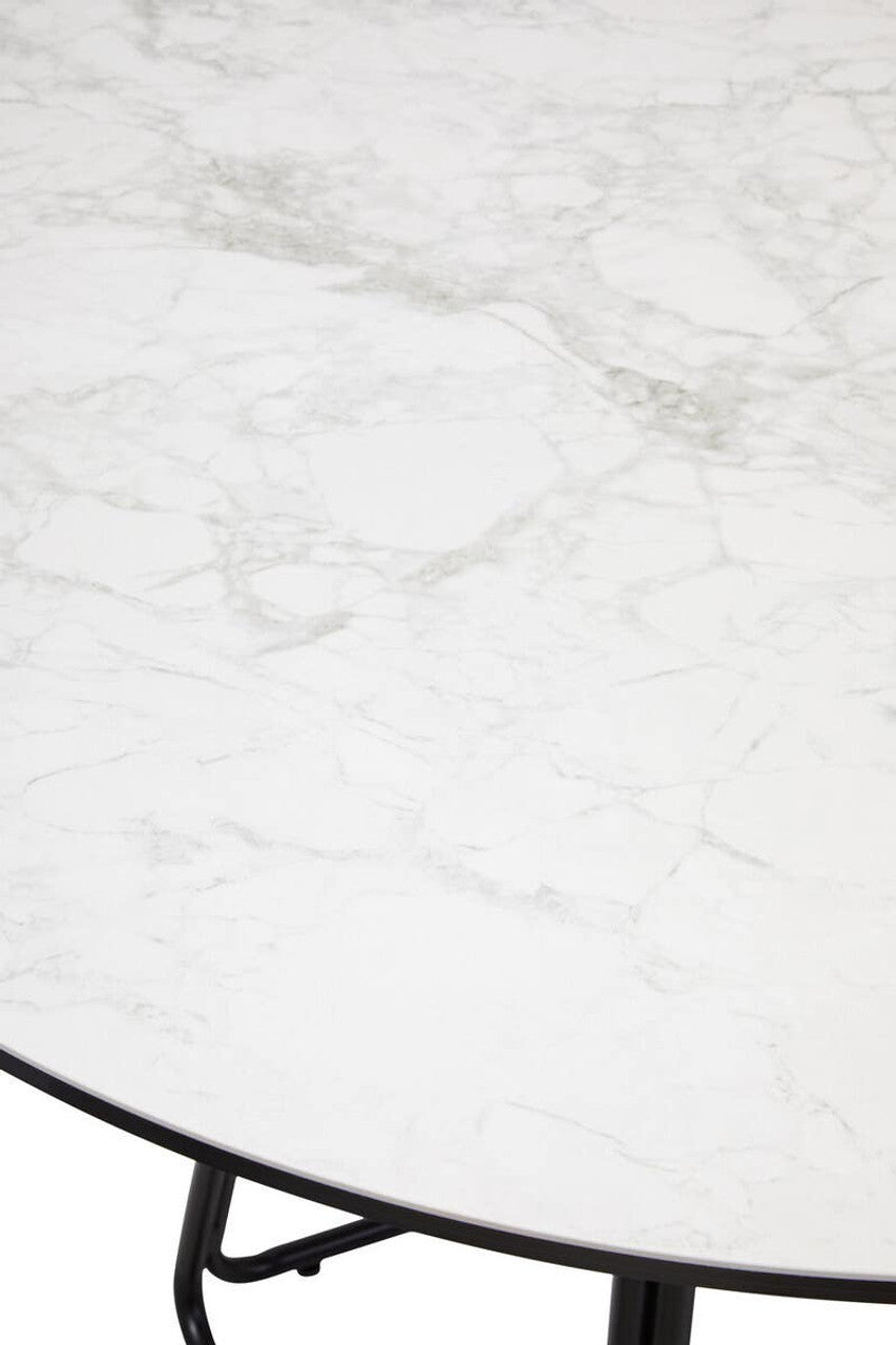 Imperia Ceramic Marble Effect Round Dining Table