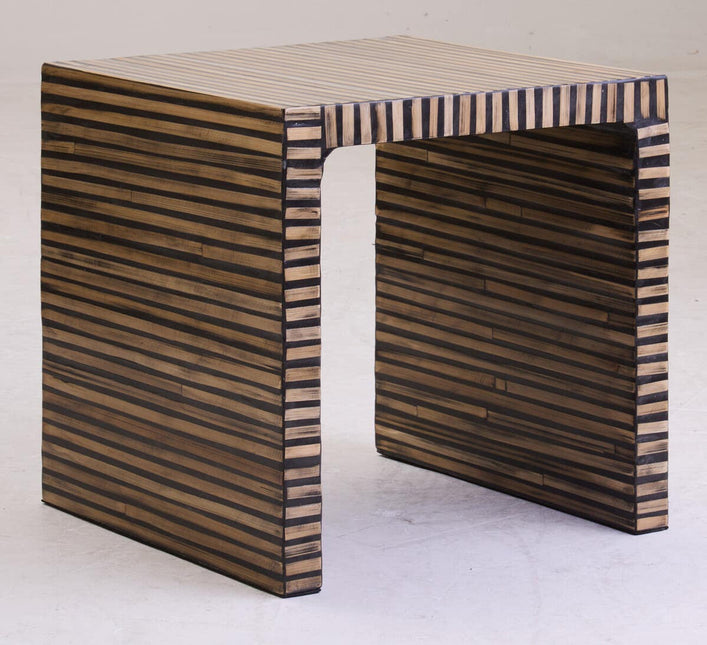 Bambusa Bamboo Inlay Side Table