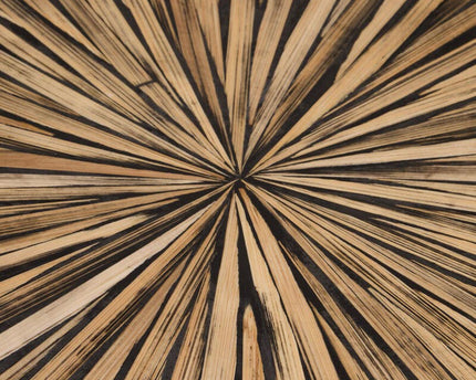 Bambusa Bamboo Inlay Round Coffee Table