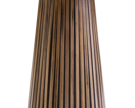 Bambusa Bamboo Inlay Round Side Table