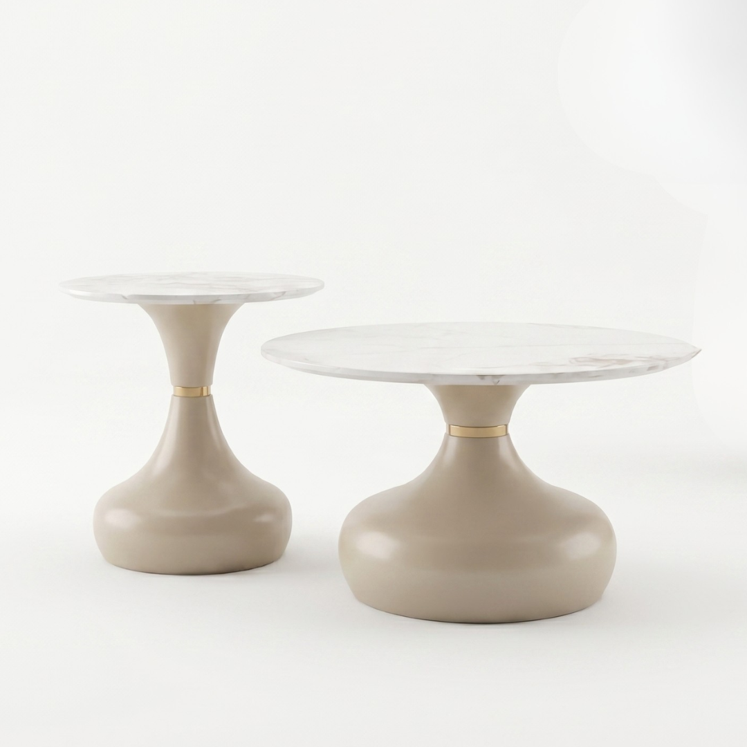 Beige Table Set