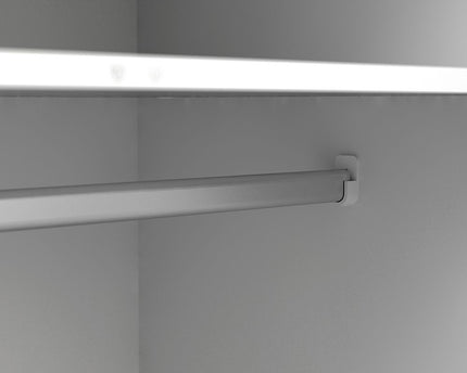 Oslo Wardrobe 3 Doors 3 Drawers in White and Oak