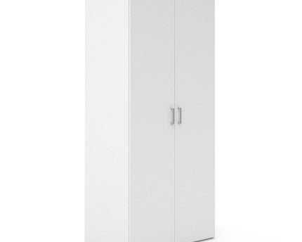 Space Package - Bedside 1 Drawer + Chest of 3 Drawers + Wardrobe with 2 doors + 1 drawer in White