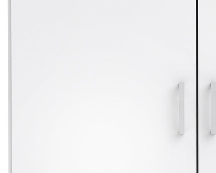 Space Wardrobe with 2 doors White 1750
