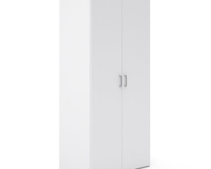 Space Wardrobe 2 Doors White 1750