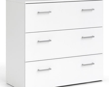 Space Chest of 3 Drawers in White